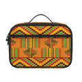 Bonwire Kente Pattern Print Portable Lunch Bag