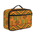 Bonwire Kente Pattern Print Portable Lunch Bag