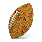 Bonwire Kente Pattern Print Rugby Ball