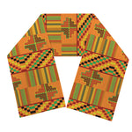 Bonwire Kente Pattern Print Scarf
