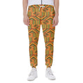 Bonwire Kente Pattern Print Joggers