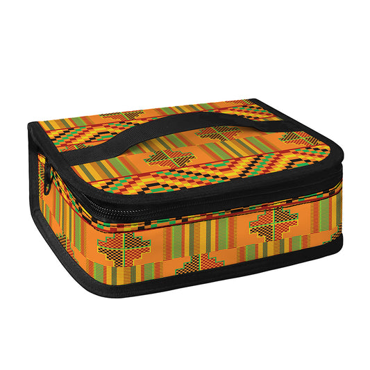 Bonwire Kente Pattern Print Small Lunch Bag