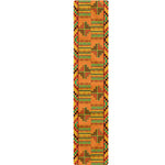Bonwire Kente Pattern Print Table Runner