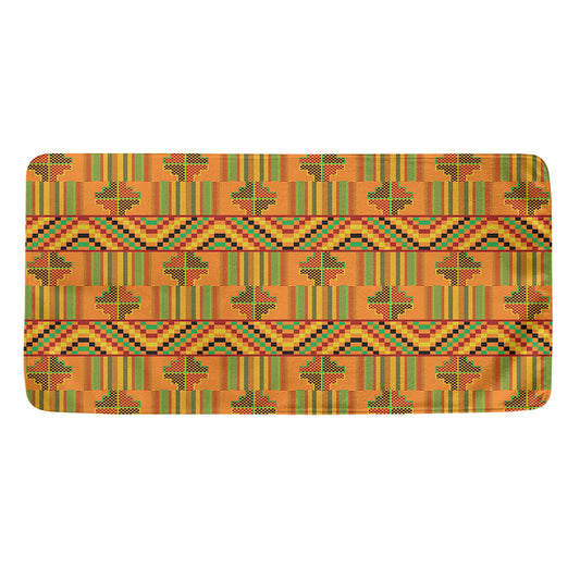 Bonwire Kente Pattern Print Towel
