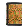 Bonwire Kente Pattern Print Trifold Wallet