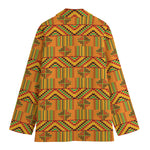 Bonwire Kente Pattern Print Women's Blazer
