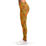 Bonwire Kente Pattern Print Women's Leggings