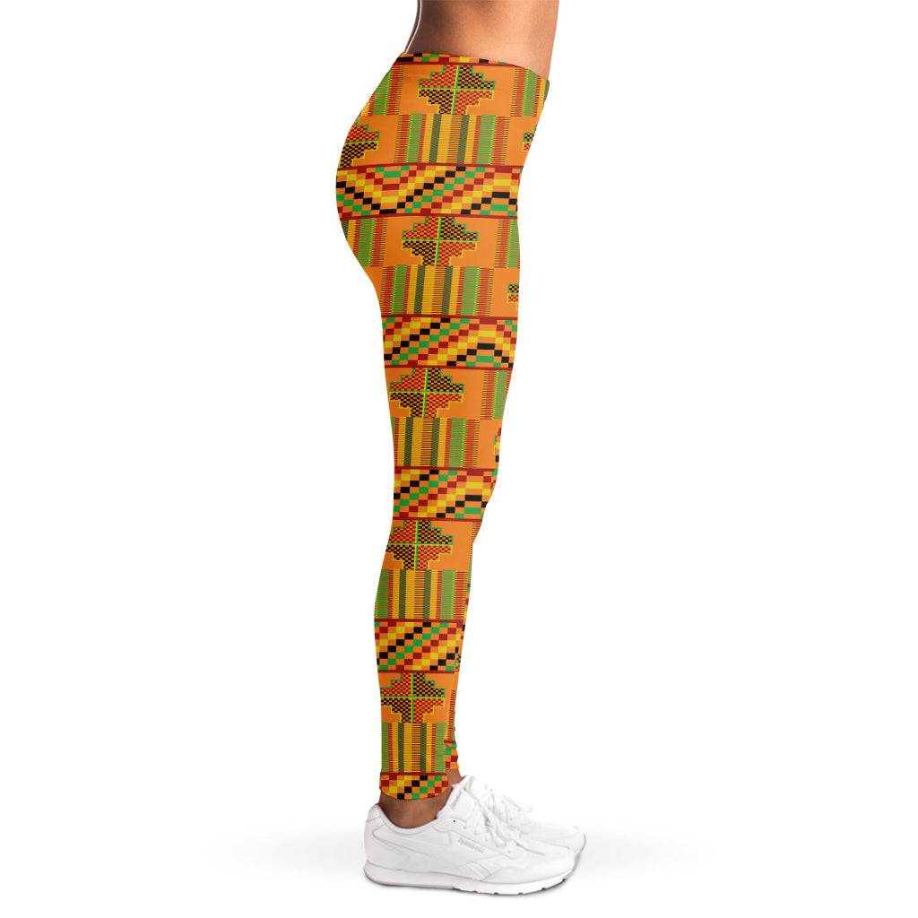 Bonwire Kente Pattern Print Women's Leggings