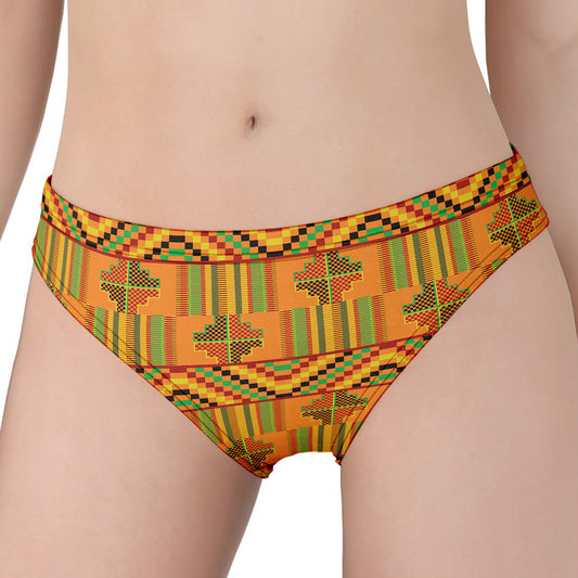 Bonwire Kente Pattern Print Women's Panties
