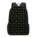 Boo Ghost Pattern Print 17 Inch Backpack