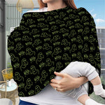 Boo Ghost Pattern Print Baby Seat Cover