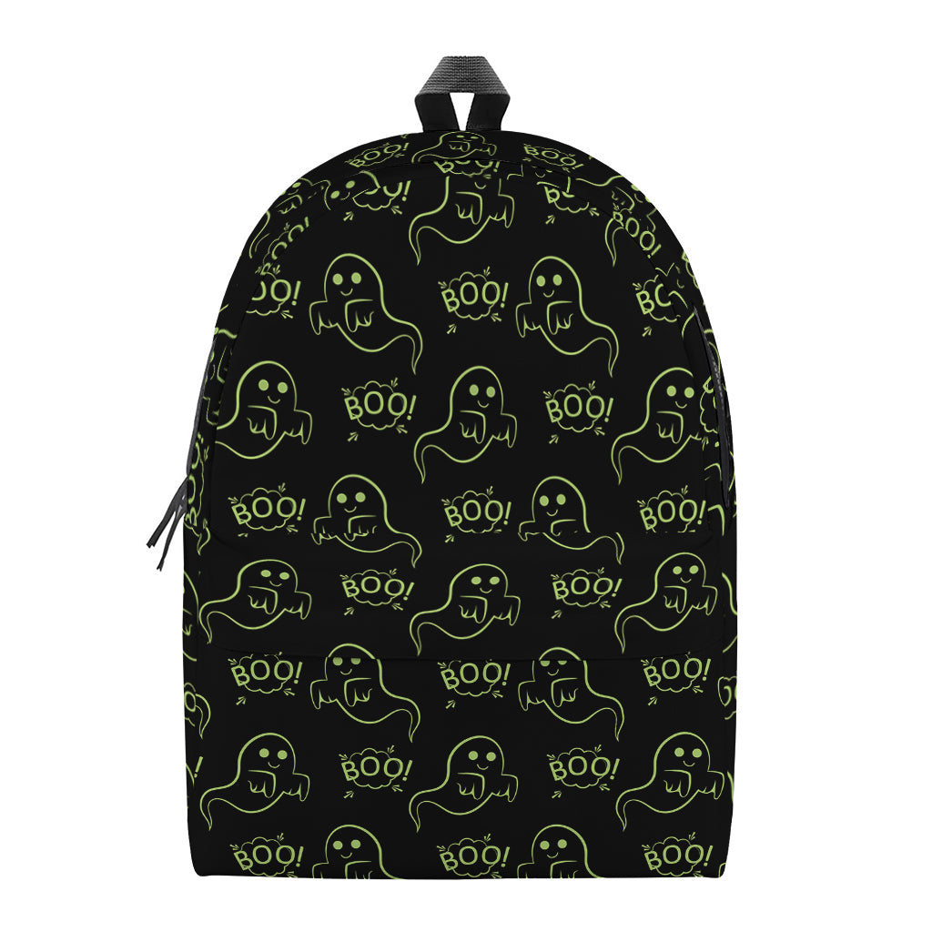 Boo Ghost Pattern Print Backpack