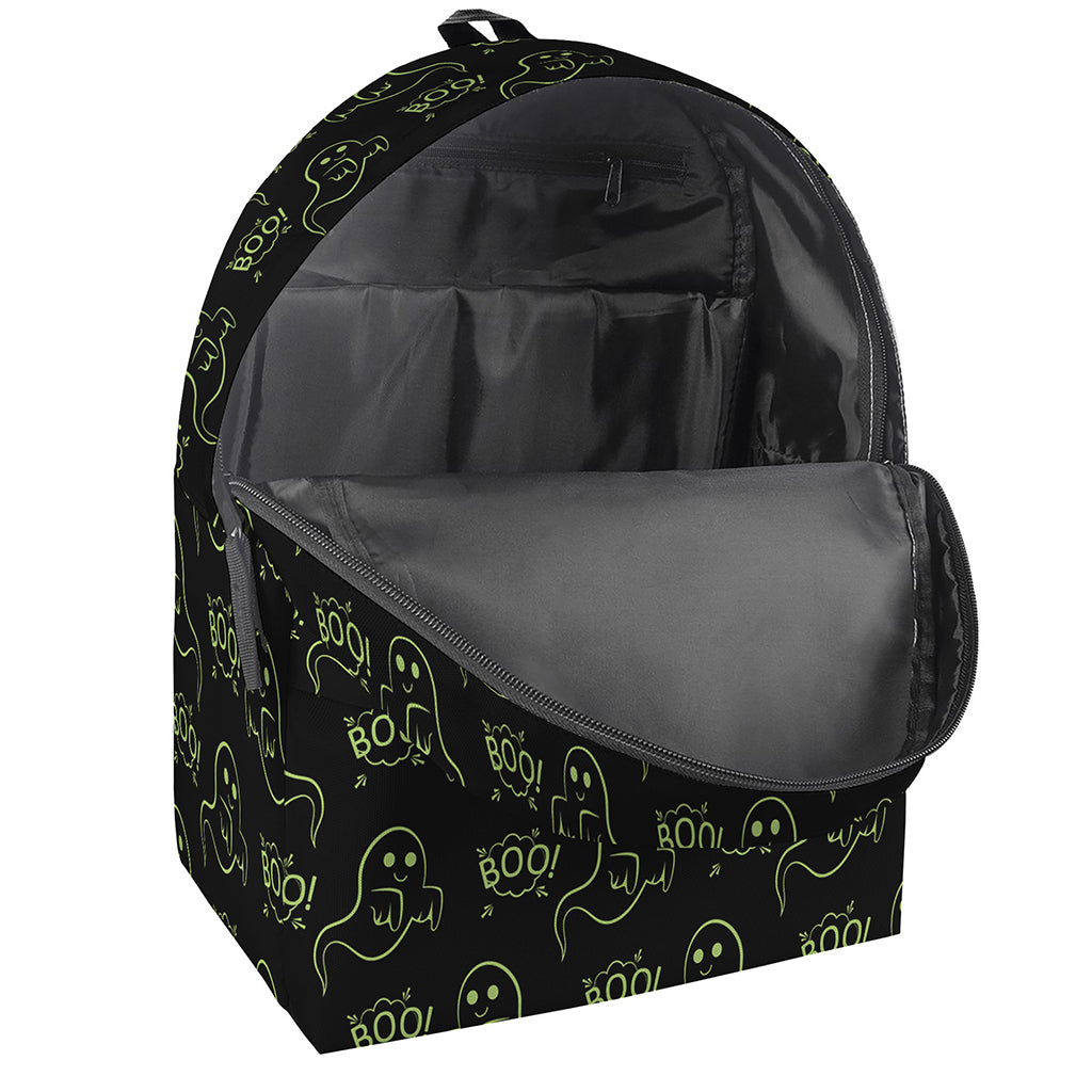 Boo Ghost Pattern Print Backpack