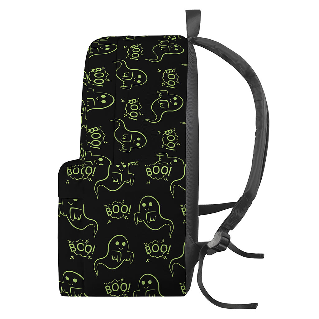 Boo Ghost Pattern Print Backpack