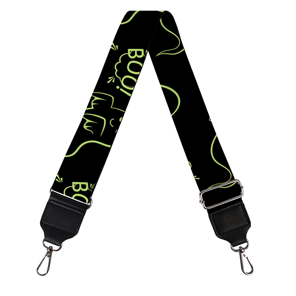Boo Ghost Pattern Print Bag Strap