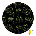 Boo Ghost Pattern Print Basketball