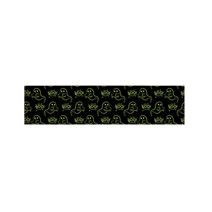 Boo Ghost Pattern Print Bed Runner