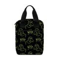 Boo Ghost Pattern Print Bible Tote Bag