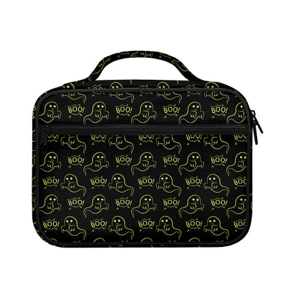Boo Ghost Pattern Print Briefcase Bible Bag
