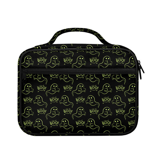 Boo Ghost Pattern Print Briefcase Bible Bag