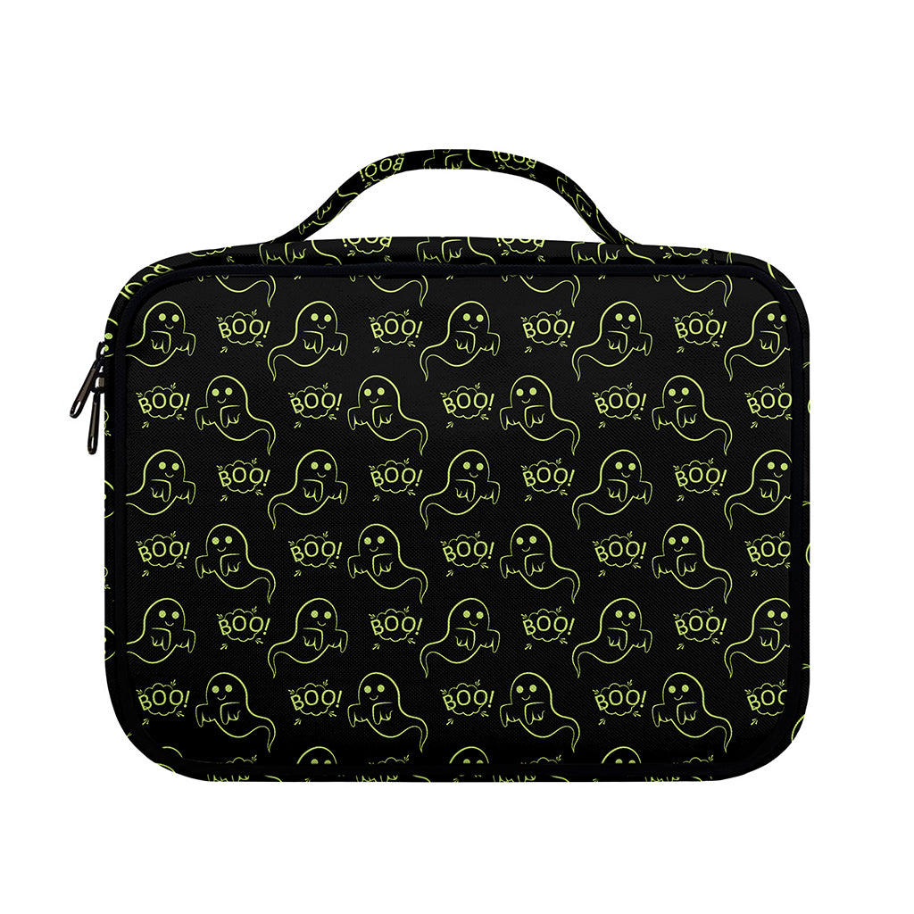 Boo Ghost Pattern Print Briefcase Bible Bag