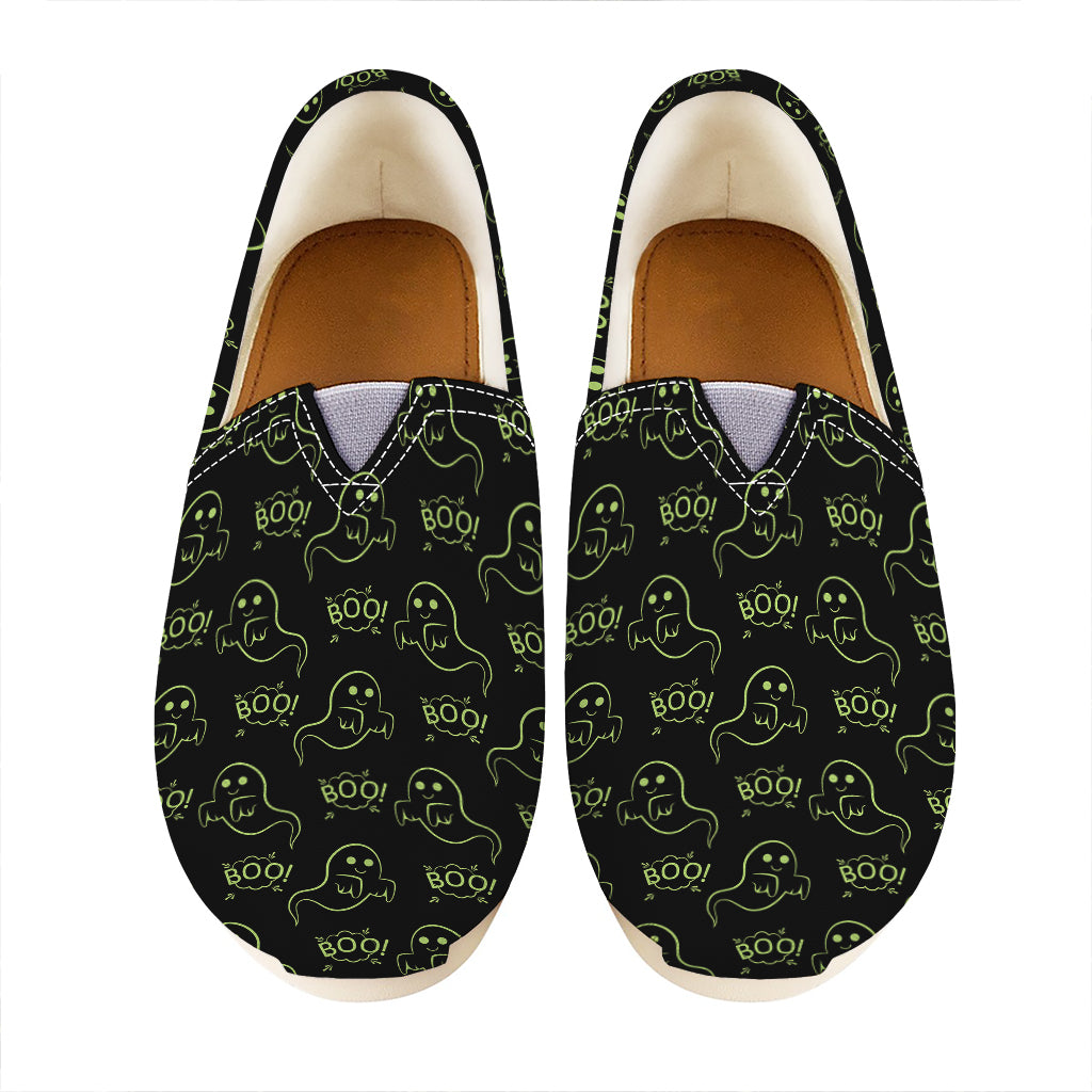 Boo Ghost Pattern Print Casual Shoes