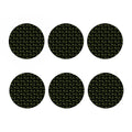 Boo Ghost Pattern Print Coaster Set
