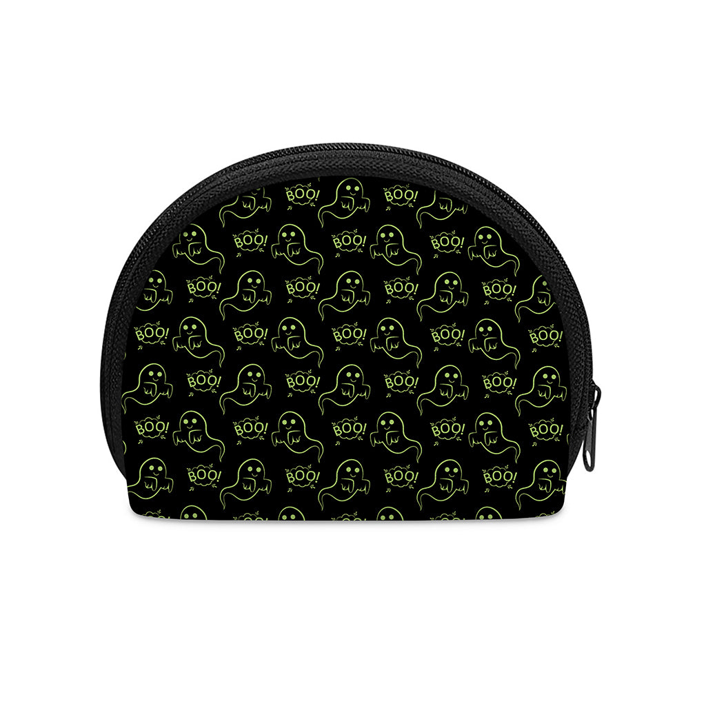Boo Ghost Pattern Print Coin Purse