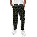 Boo Ghost Pattern Print Cotton Sweatpants