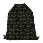 Boo Ghost Pattern Print Drawstring Bag