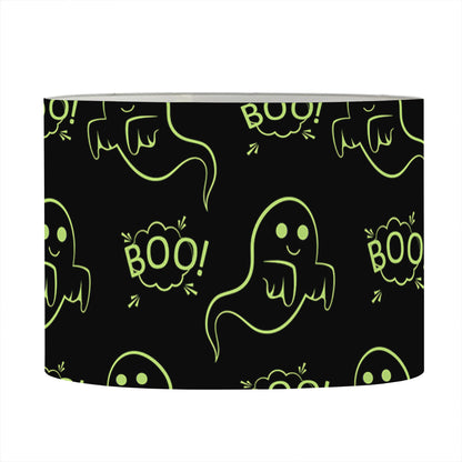 Boo Ghost Pattern Print Drum Lamp Shade