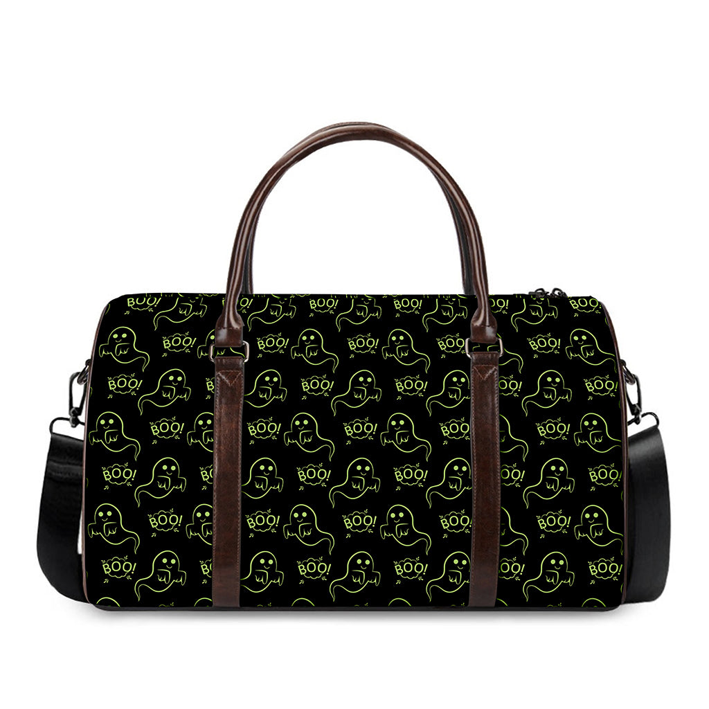 Boo Ghost Pattern Print Duffle Bag