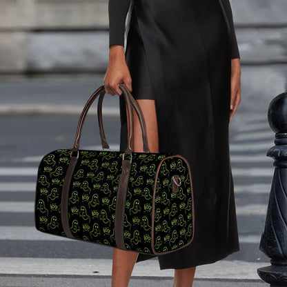 Boo Ghost Pattern Print Duffle Bag