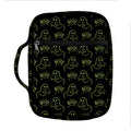 Boo Ghost Pattern Print Front Pocket Bible Bag