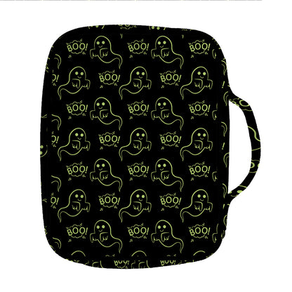 Boo Ghost Pattern Print Front Pocket Bible Bag