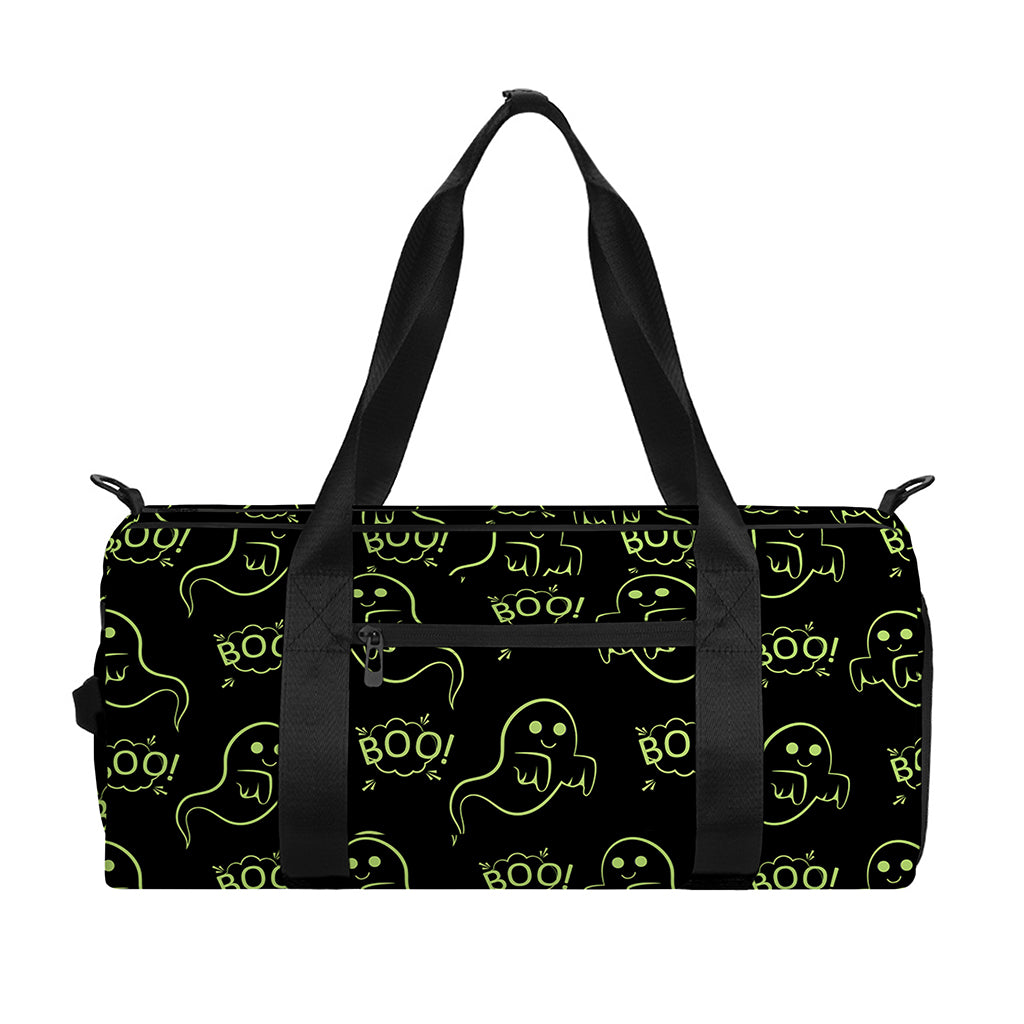 Boo Ghost Pattern Print Gym Bag