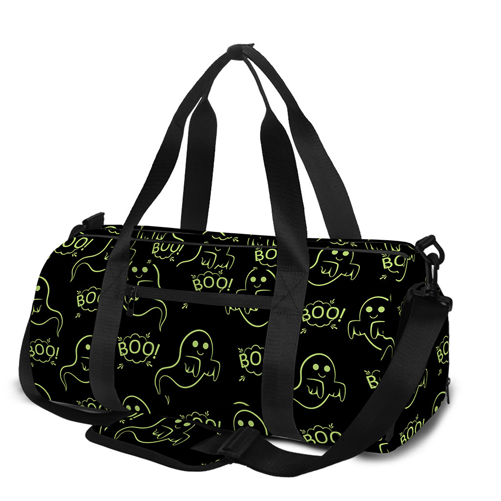 Boo Ghost Pattern Print Gym Bag