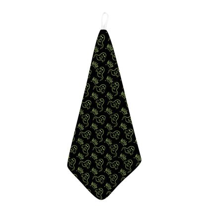 Boo Ghost Pattern Print Hand Towel