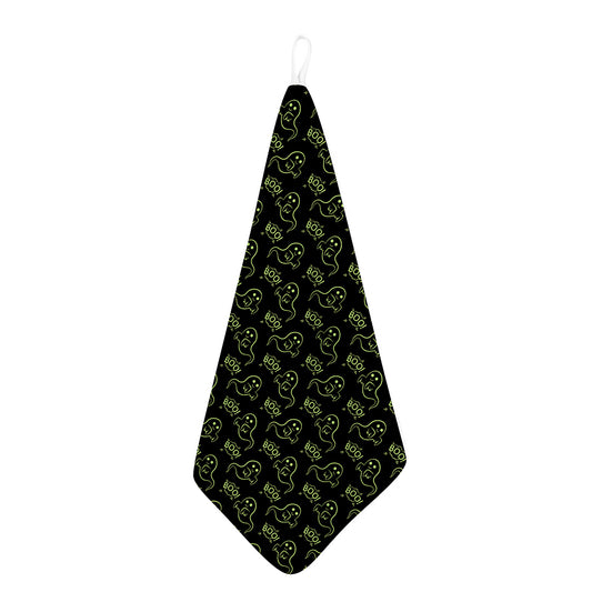 Boo Ghost Pattern Print Hand Towel