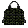 Boo Ghost Pattern Print Insulated Lunch Bag