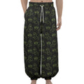Boo Ghost Pattern Print Lantern Pants