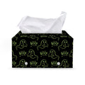 Boo Ghost Pattern Print Leather Tissue Box Cover