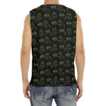 Boo Ghost Pattern Print Men's Fitness Tank Top