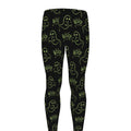 Boo Ghost Pattern Print Men's Leggings
