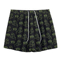 Boo Ghost Pattern Print Mesh Shorts