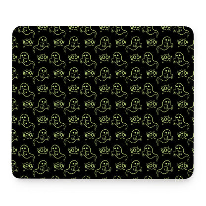 Boo Ghost Pattern Print Mouse Pad