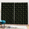 Boo Ghost Pattern Print Pencil Pleat Curtains