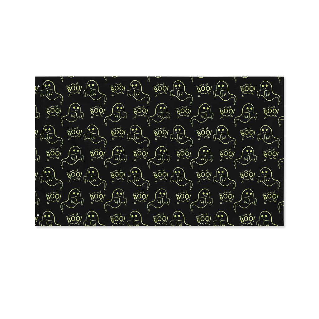 Boo Ghost Pattern Print Polyester Flag