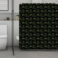Boo Ghost Pattern Print Polyester Shower Curtain