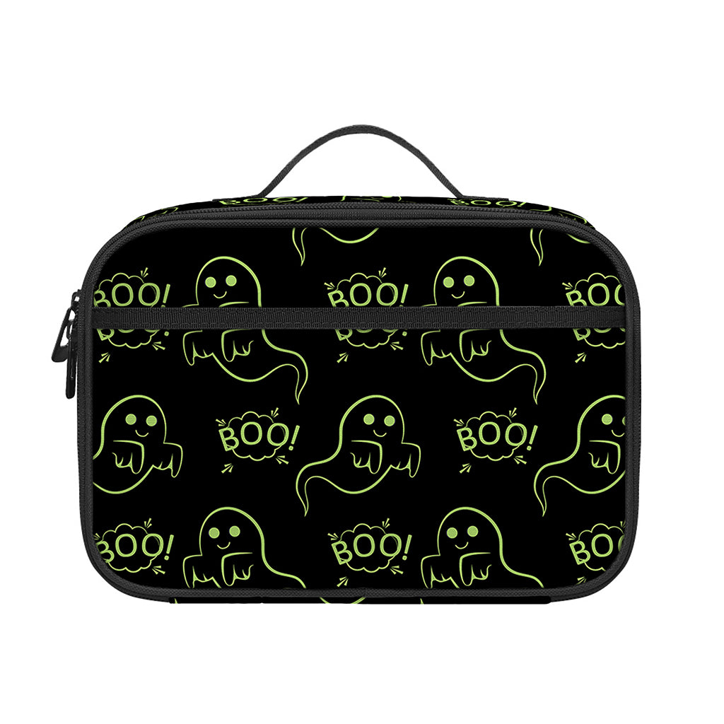 Boo Ghost Pattern Print Portable Lunch Bag